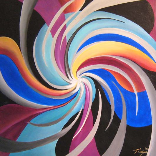 Whirlwind - Peter Thaddeus - Art From The Gold Coast Favorite Artist 