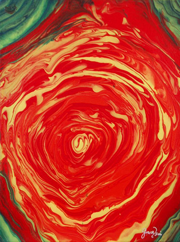 Grace Tsui Mun Kam - Spiralled Red Favorite Artist 