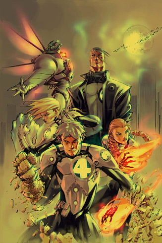 Keron Grant - Fantastic Four Mangaverse #1 World Class Artist 