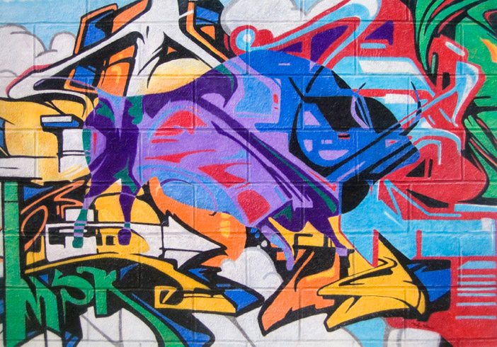 Graffiti Bull 2 - Nolan Haan World Class Artist 