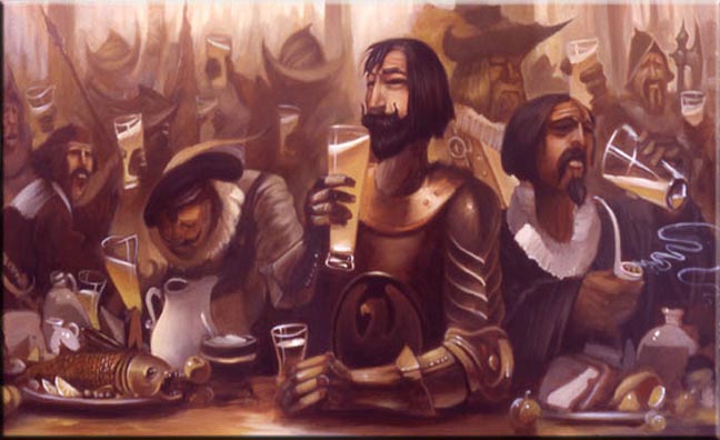 Conquistadors - The Drinkers Series By Marc Sorozan World Class Artist 