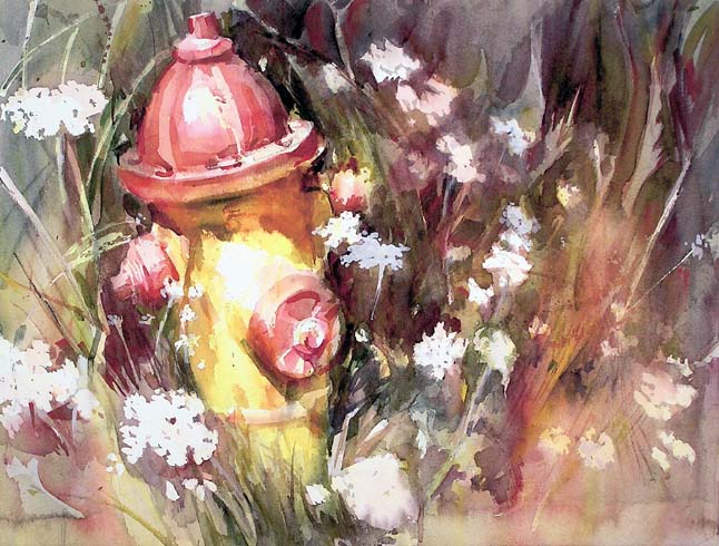 Yellow Fire Hydrant - Marc Laurence Josloff World Class Artist 