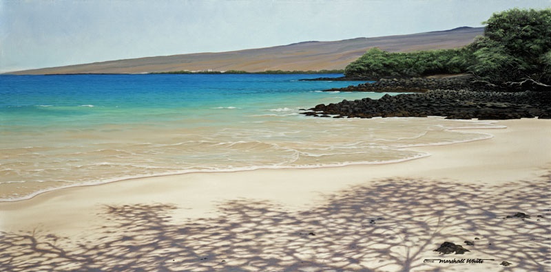 Maumai Beach - Brian Marshall White World Class Artist 