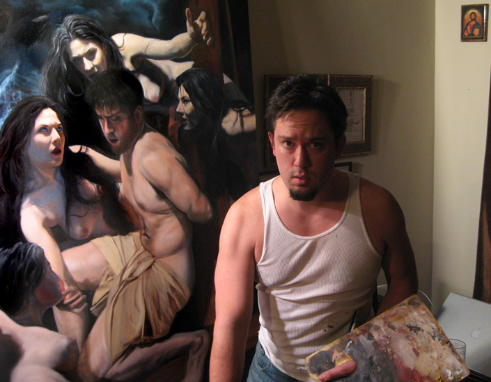Artist Eric Armusik - Work In Progress: Odysseus and the Sirens World Class Artist 