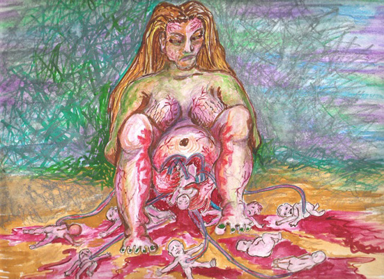 Artist Dorothy Martell - The Careless Caretaker Gives Birth Favorite Artist 