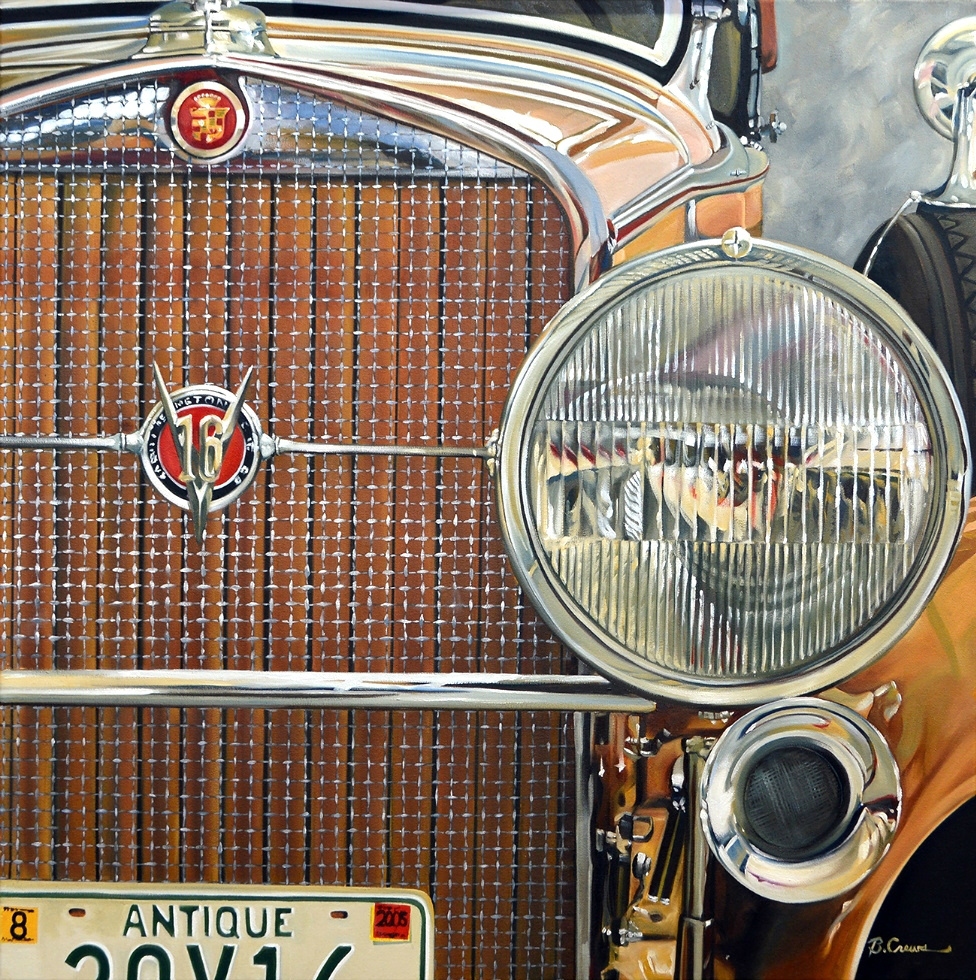 Artist Bobbie Crews | 1930 Gold Cadillac World Class Artist 