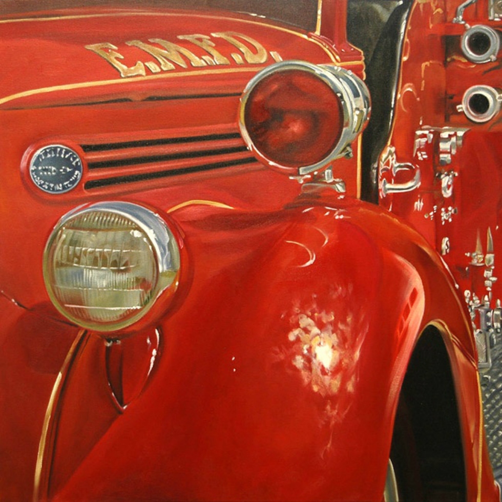 Artist Bobbie Crews | 1937 Fire Engine World Class Artist 