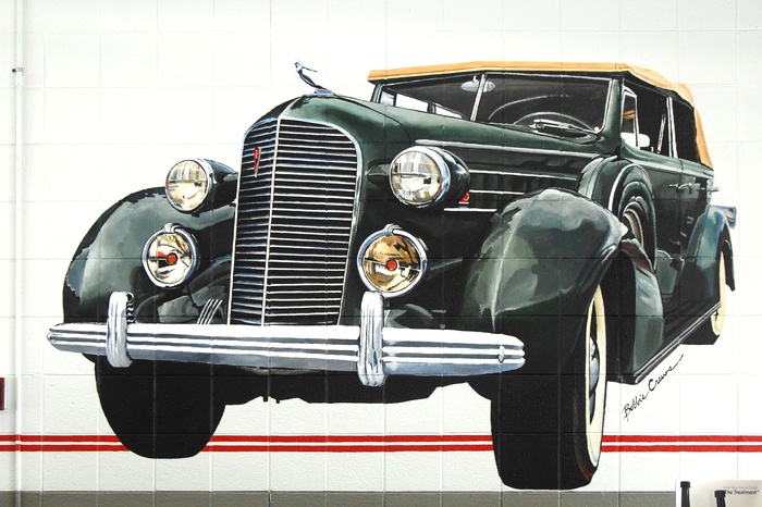 1936 Caddy Mural 